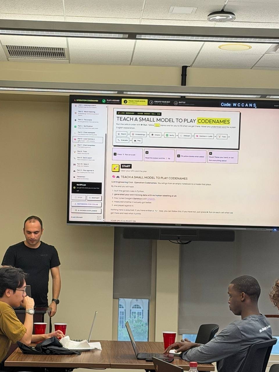 Training on lab GPUs