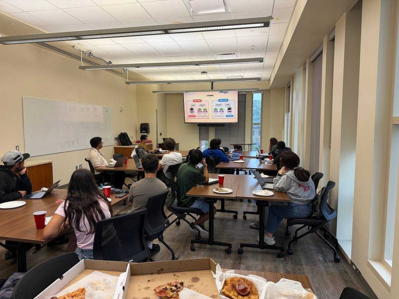 Everyone coding at once
